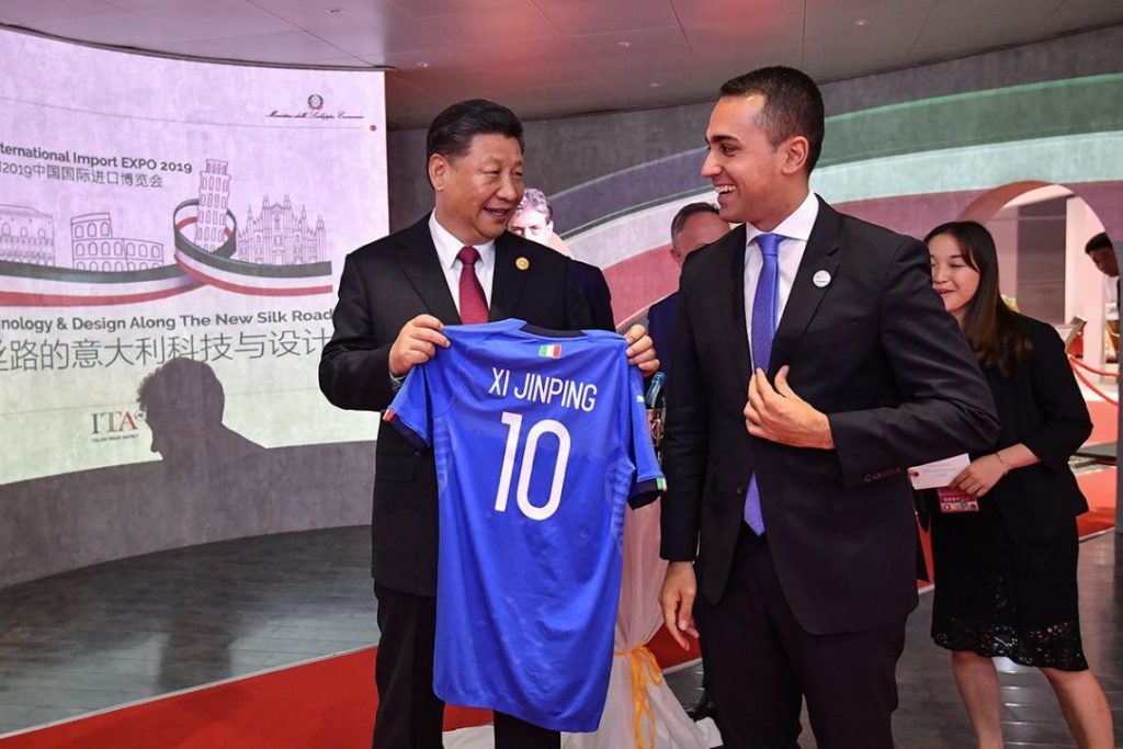 Ministro Luigi Di Maio incontra Presidente cinese Xi Jinping al CIIE 2019